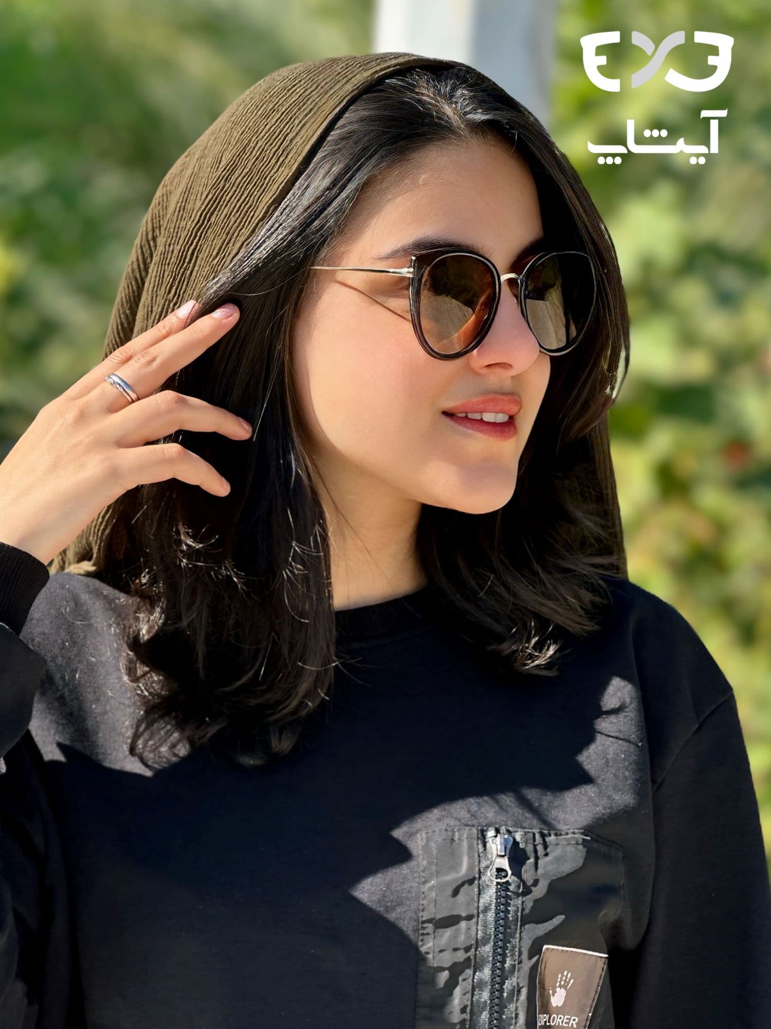 عینک آفتابی زنانهcol.2 13021 — تصویر ۹
