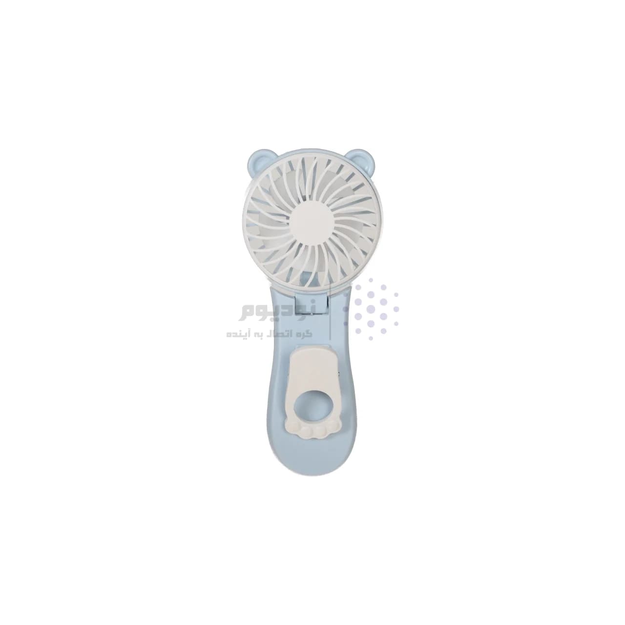 پنکه شارژی با قابلیت اتصال به موبایل مدل HJ-5047 – آبی — تصویر ۲