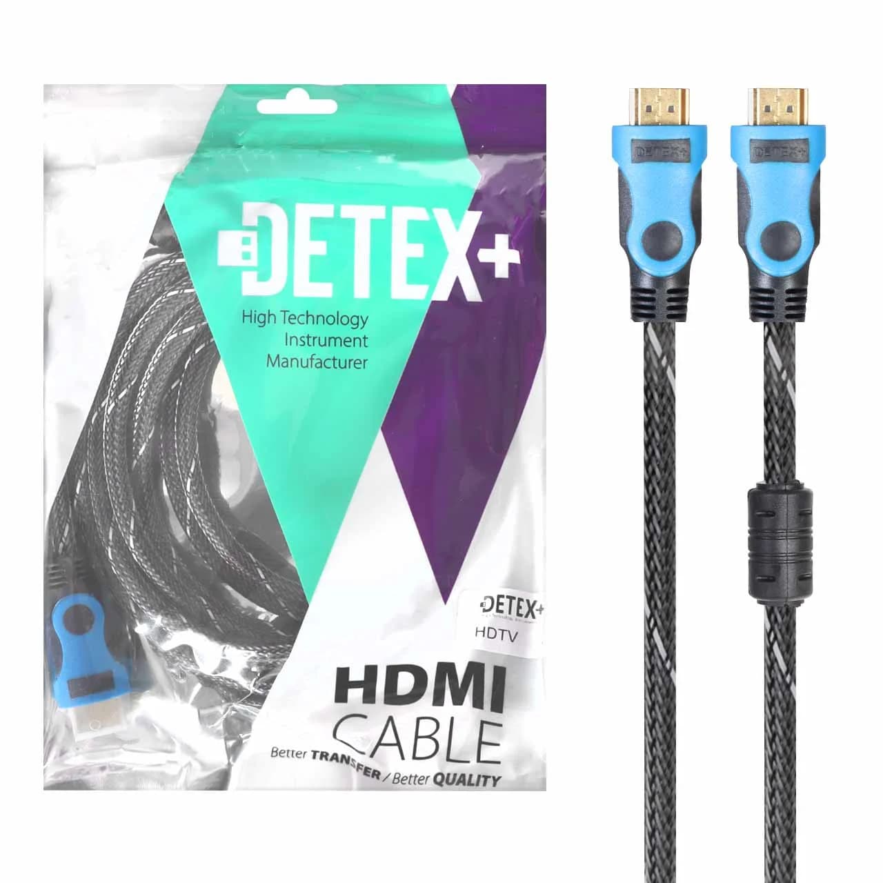 کابل 3 متری DETEX+ HDMI – مشکی