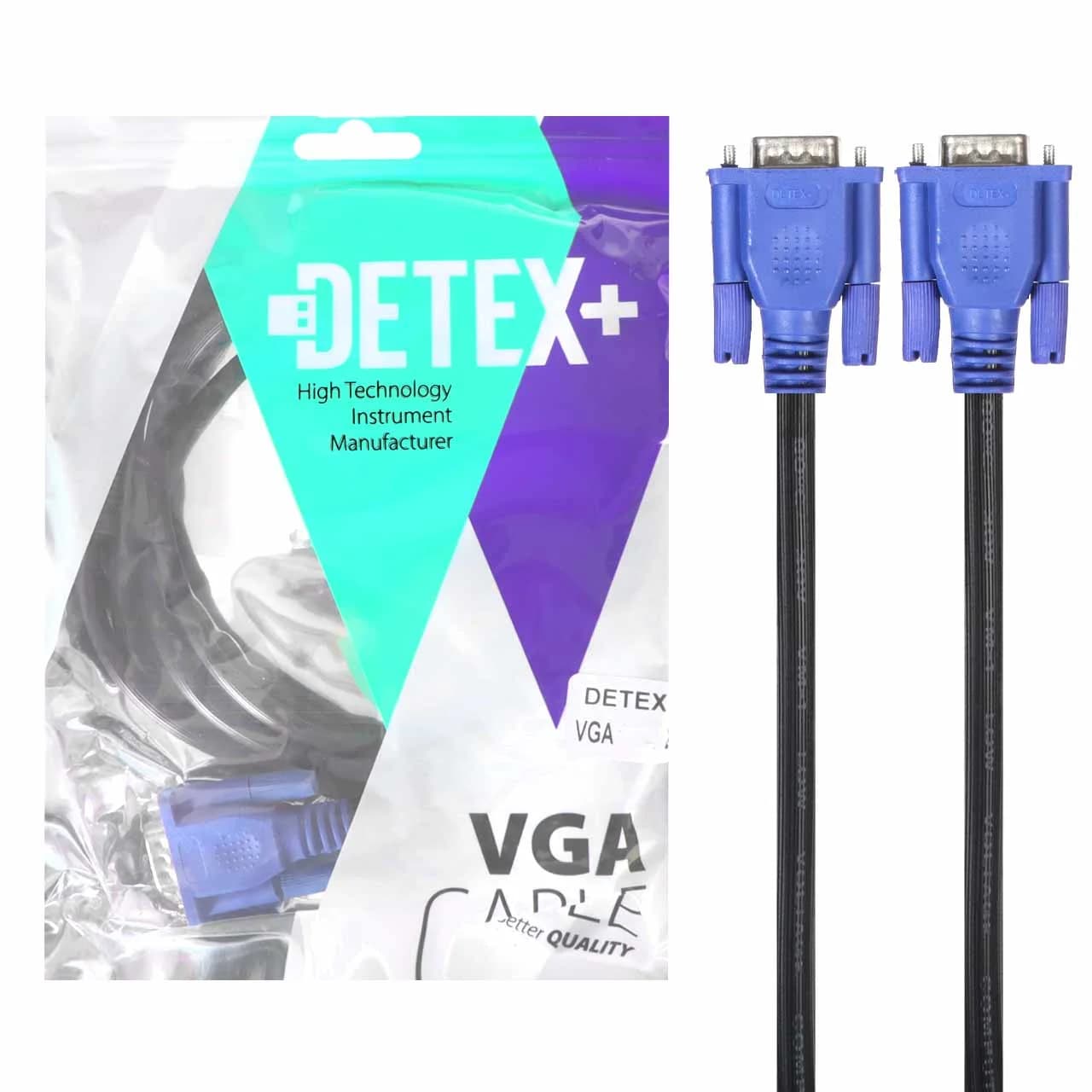 کابل 3 متری DETEX+ VGA 3+4 – مشکی