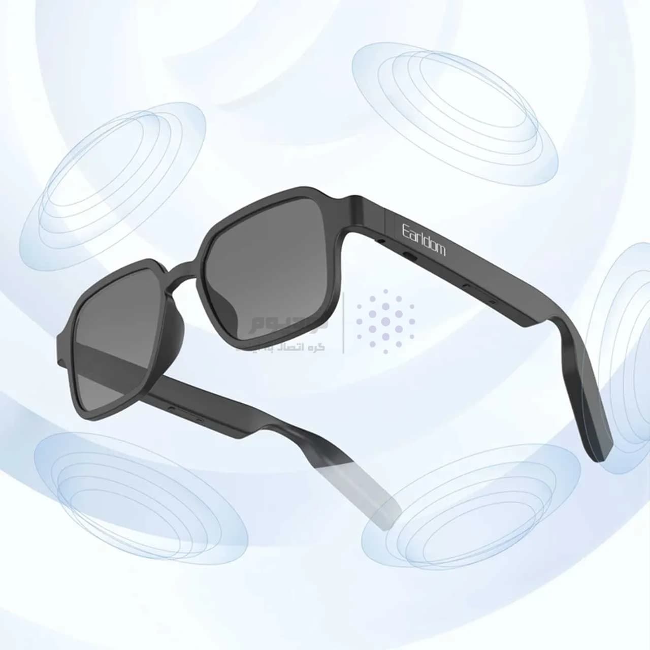 عینک دودی هوشمند Earldom UV400 مدل SG01 – مشکی(قابلیت مکالمه و پخش موسیقی) — تصویر ۷