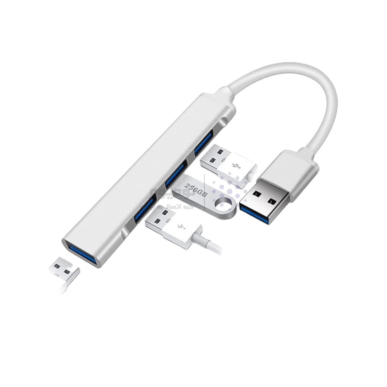 هاب 4 پورت ProOne USB3.0 مدل PHU575 – نقره ای — تصویر ۲