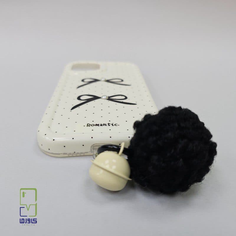 قاب گوشی دخترانه آیفون 13 پرو مکس | طرح پاپیون آویز دار| iphone 13 pro max — تصویر ۵