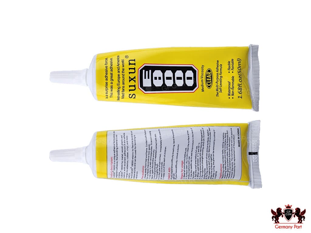 چسب مایع مدل E8000 حجم 110 میلیلیتر تعداد 10 عددی GLUE E8000 110ML SUXUN OR GSE — تصویر ۳