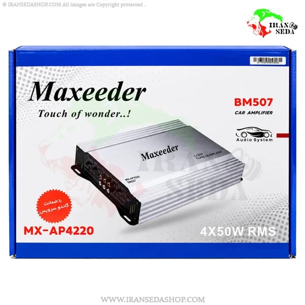 آمپلی فایر 4 کانال مکسیدر Maxeeder BM507 — تصویر ۲