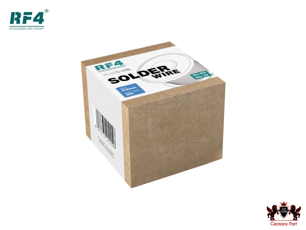 سیم لحیم 0.4 میلی متری 50 گرمی – SOLDER WIRE 0.4 MM 50GR RF-054D RF4 — تصویر ۲
