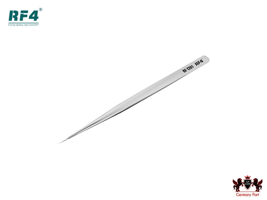 پنس فولادی 3D سر صاف PRECISION TWEEZERS RF-TZ01 RF4