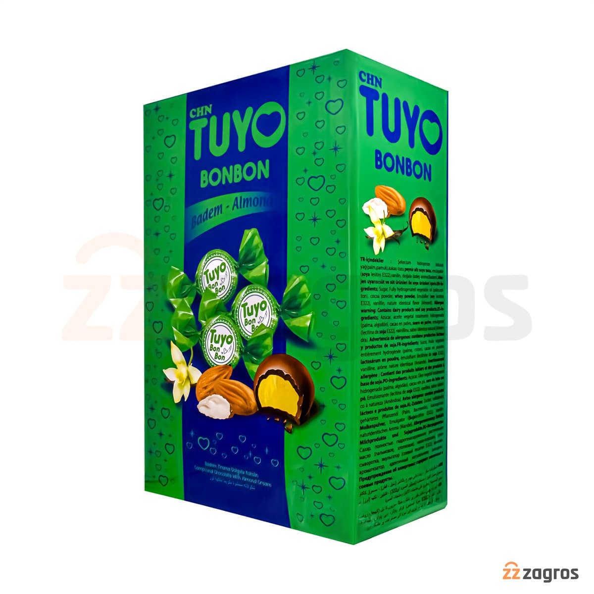 شکلات Doriva سری Tuyo BonBon با مغز بادام 2 کیلوگرم — تصویر ۲
