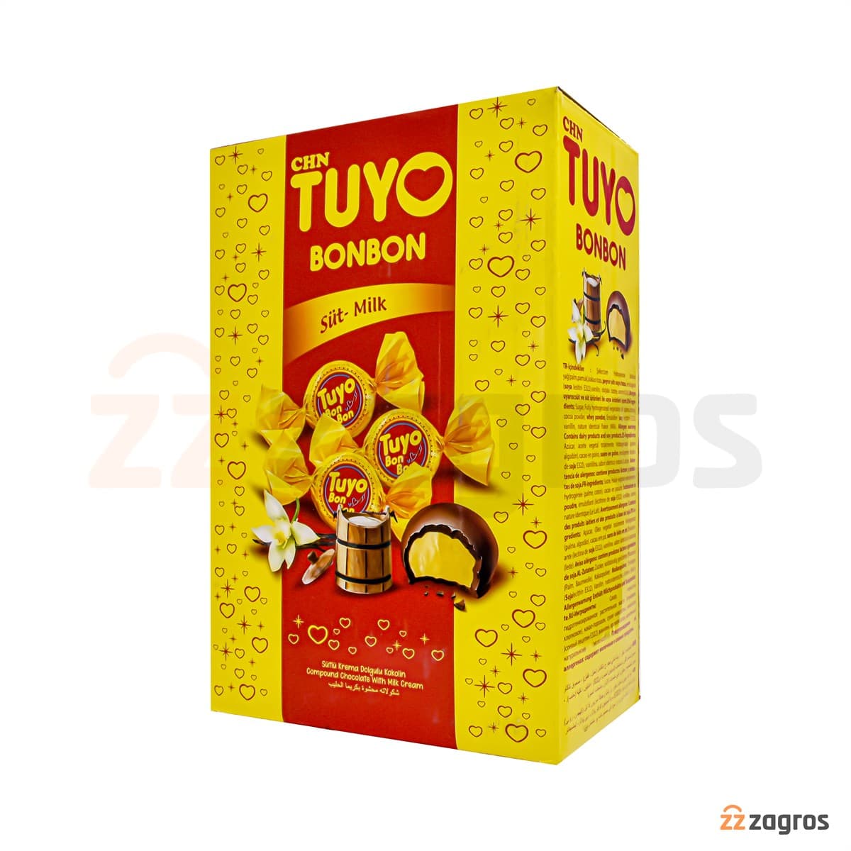 شکلات مغزدار شیری Doriva سری Tuyo BonBon وزن 2 کیلوگرم — تصویر ۲