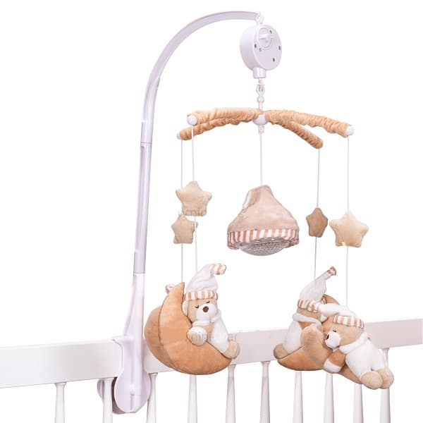 آویز تخت موزیکال چراغدار طرح خرس فیشر پرایس Fisher Price — تصویر ۴