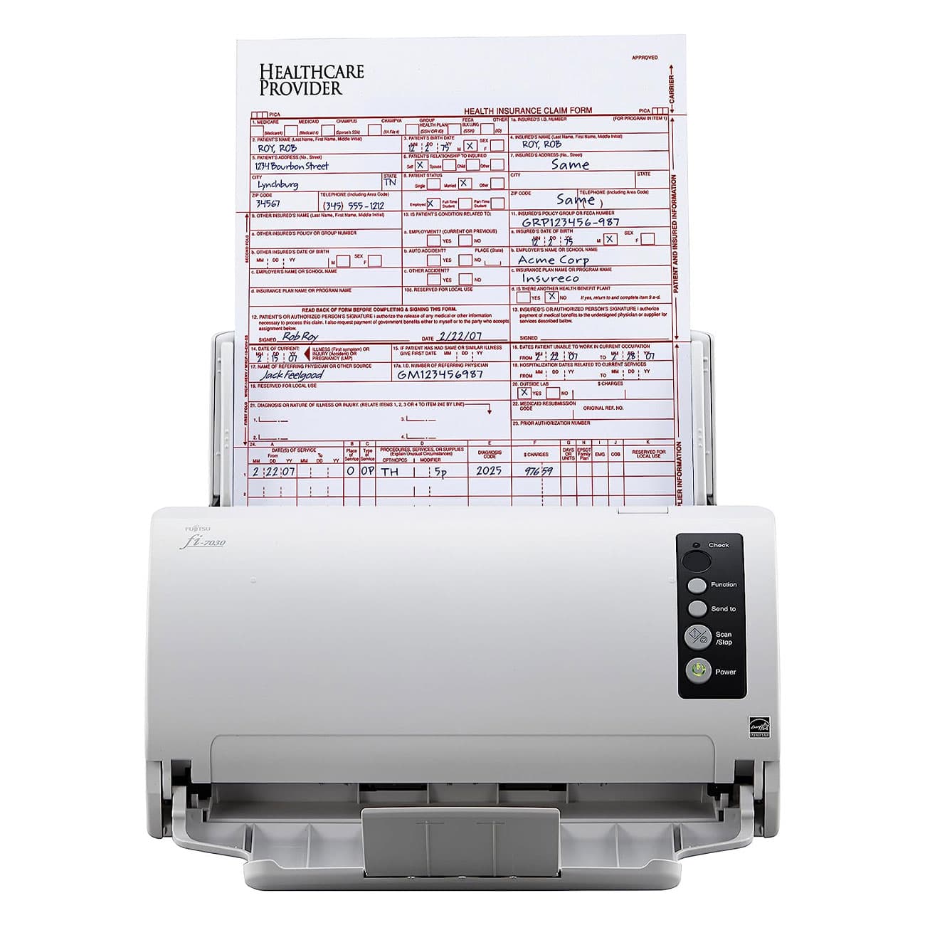 اسکنر فوجیتسو Fujitsu FI-7030 — تصویر ۲
