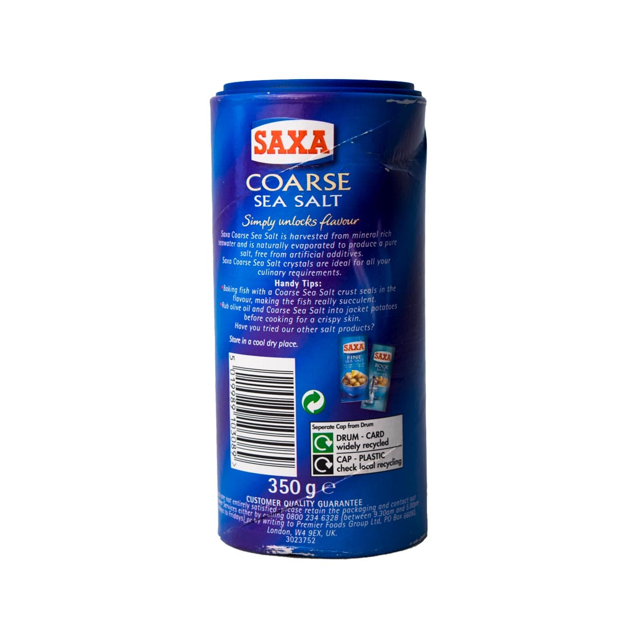 نمک دریا درشت ۳۵۰ گرم ساکسا – saxa — تصویر ۲
