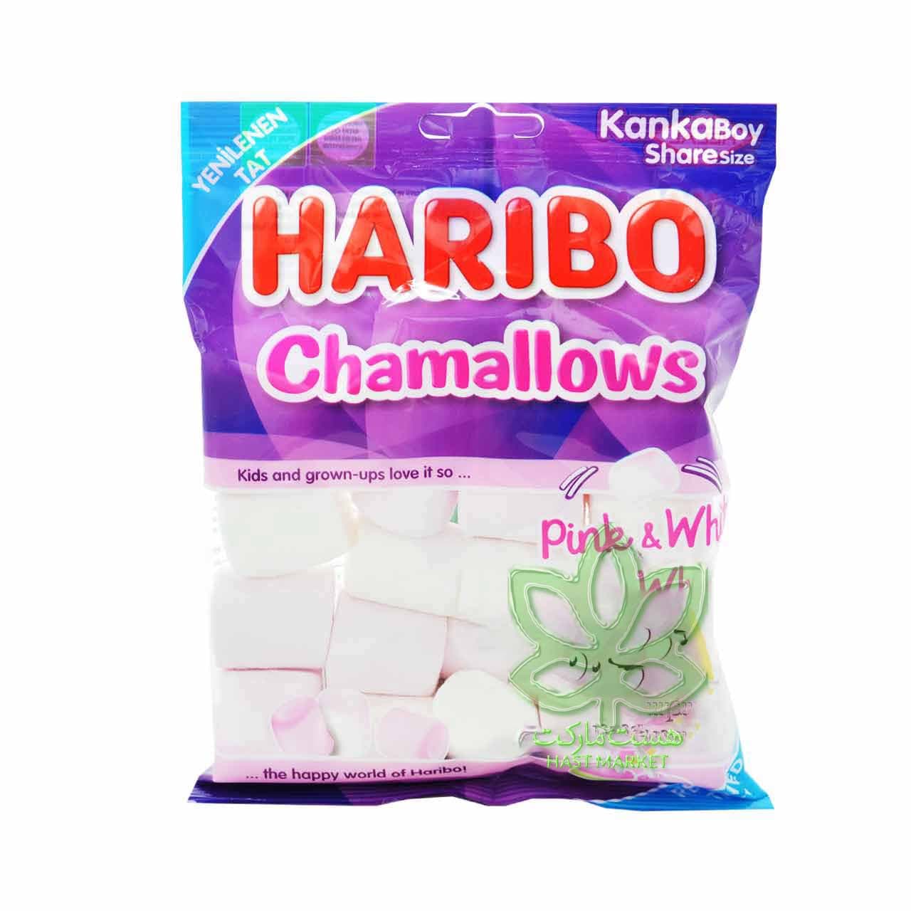مارشمالو دو رنگ 70 گرم هاریبو – haribo