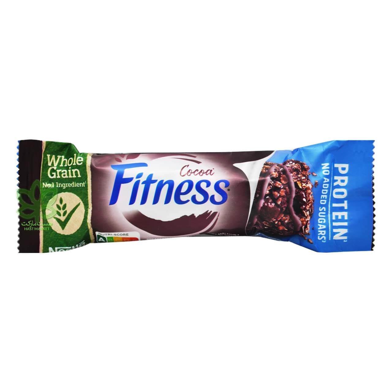 شکلات بار کاکائویی بدون شکر پروتئینه فیتنس نستله – nestle