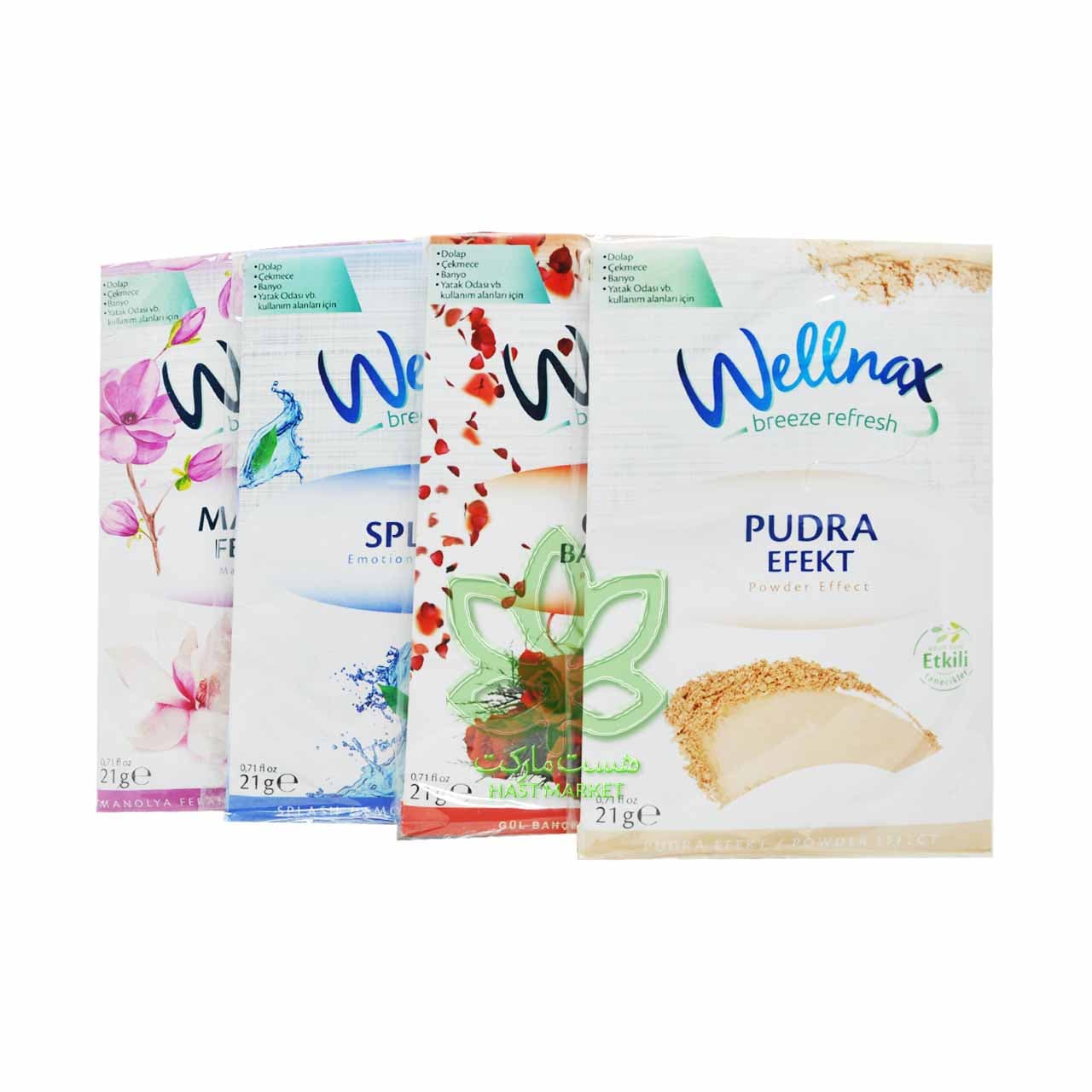 بوگیر و خوشبو کننده کمد و لباس گل مگنولیا 20 گرم ولناکس – wellnax — تصویر ۳