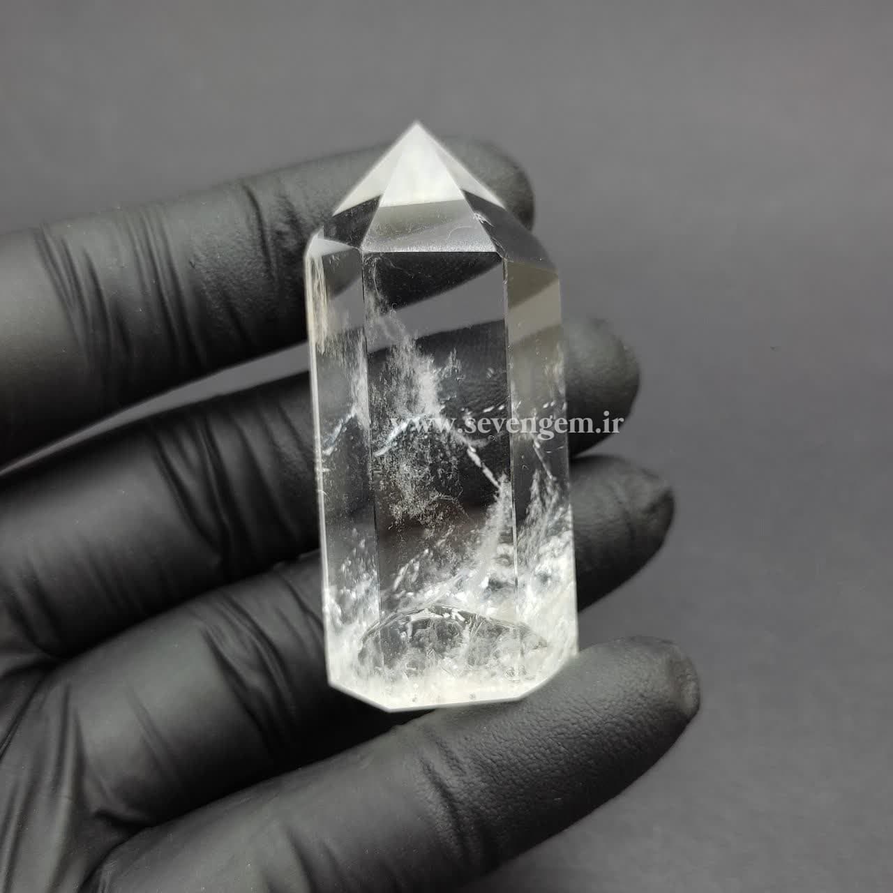 منشور سنگ کریستال کوارتز (کدA248) — تصویر ۳