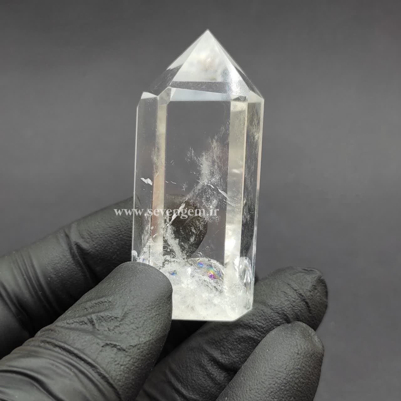 منشور سنگ کریستال کوارتز (کدA248) — تصویر ۲
