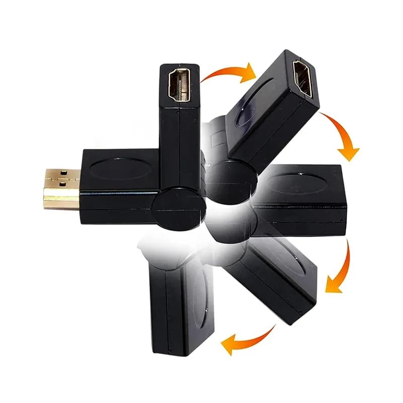 تبدیل نری به مادگی HDMI با زاویه 180 درجه متغیر — تصویر ۲