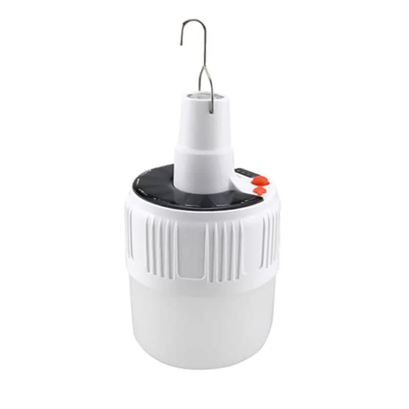 چراغ شارژی قلاب دار مدل YJ-24 خورشیدی با نور مهتابی