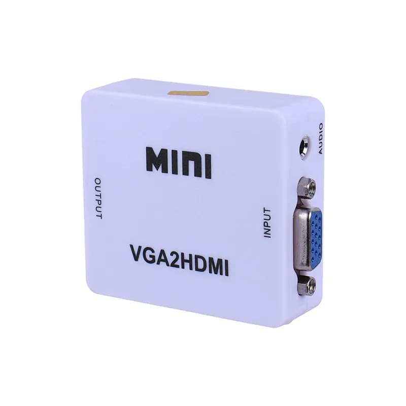 تبدیل VGA به HDMI مدل Mini پک آبی