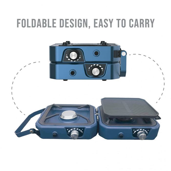 اجاق گاز کمپینگ قابل حمل 2 تایی گرین لاین مدل Camping Stove — تصویر ۲