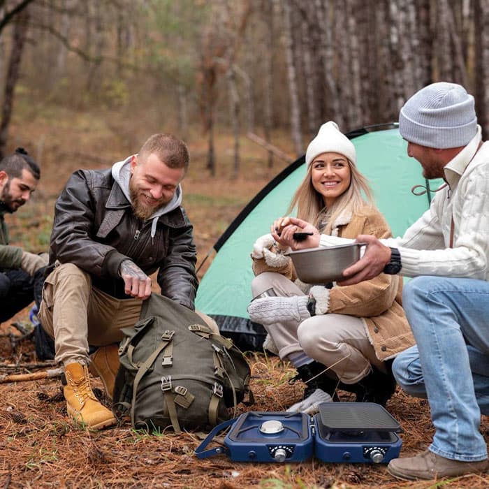 اجاق گاز کمپینگ قابل حمل 2 تایی گرین لاین مدل Camping Stove — تصویر ۴
