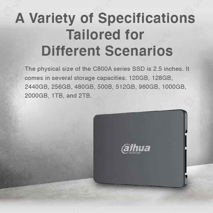 هارد SSD اینترنال 1 ترابایت داهوا مدل C800AS1TB — تصویر ۴