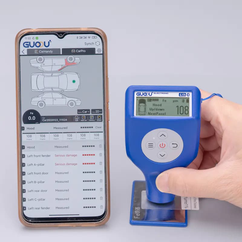 ضخامت سنج رنگ اتومبیل گووآ مدل GC8102 — تصویر ۳