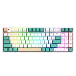 کیبورد بی سیم ردراگون مدل K643 WGC RGB PRO