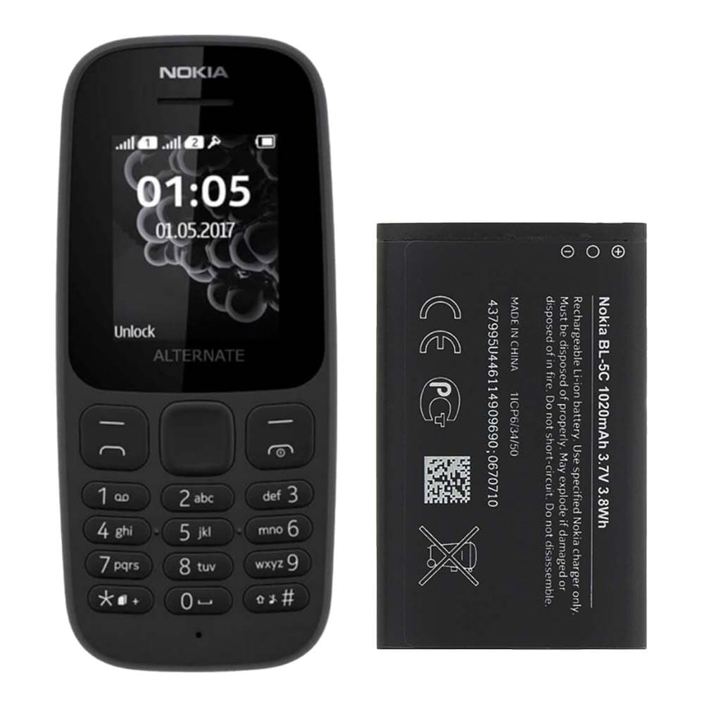 باتری اصلی گوشی نوکیا 105 2017 Nokia 105 2017 BL-5C