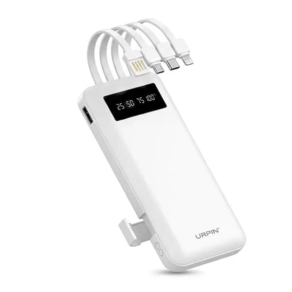 پاور بانک مدل P37 برند URPIN کابل دار ظرفیت 10000