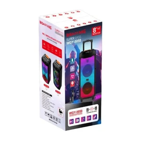 اسپیکر قابل حمل مدل WGY-5058 برند WGAOYANG — تصویر ۴