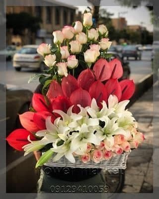 گلفروشی نزدیک خیابان وزرا ساختمان شیراز