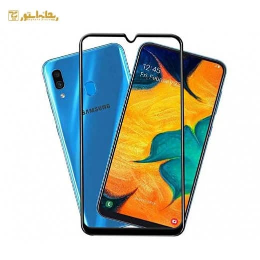 گلس فول مشکی Samsung A30