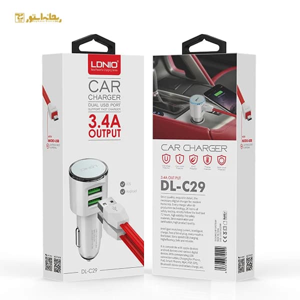 شارژر فندکی الدینیو DL-C29 — تصویر ۲