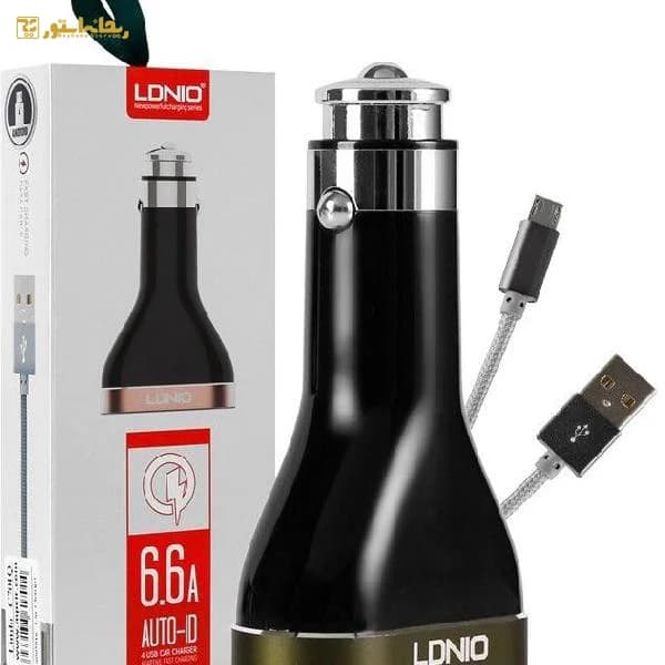 شارژر فندکی فست شارژ الدینیو C701q — تصویر ۳
