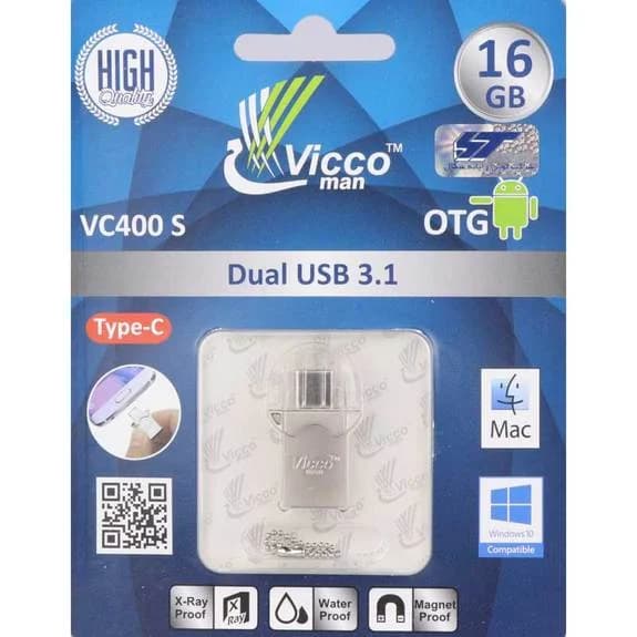 فلش مموری ویکو VC400S ظرفیت 32 گیگابایت — تصویر ۲