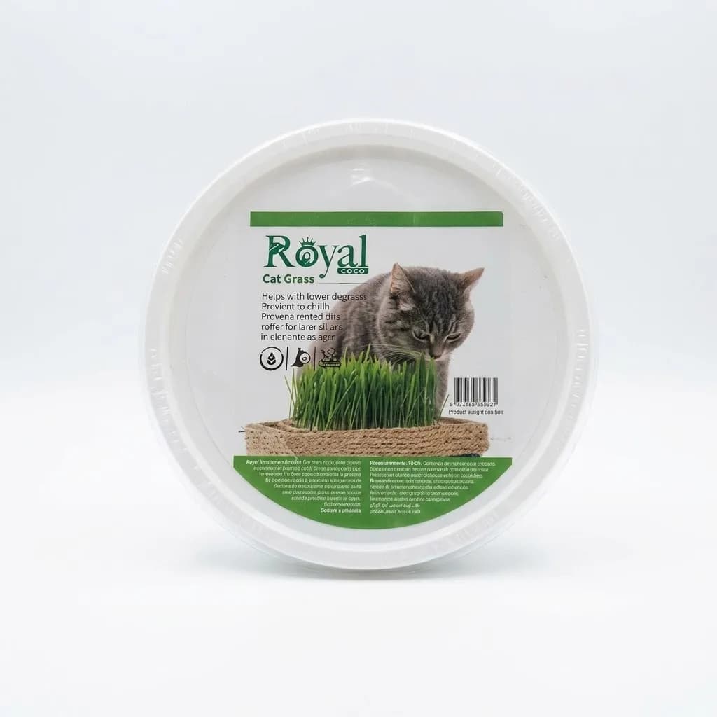 علف گربه طبیعی رویال کوکو Royal Coco Natural Cat Grass