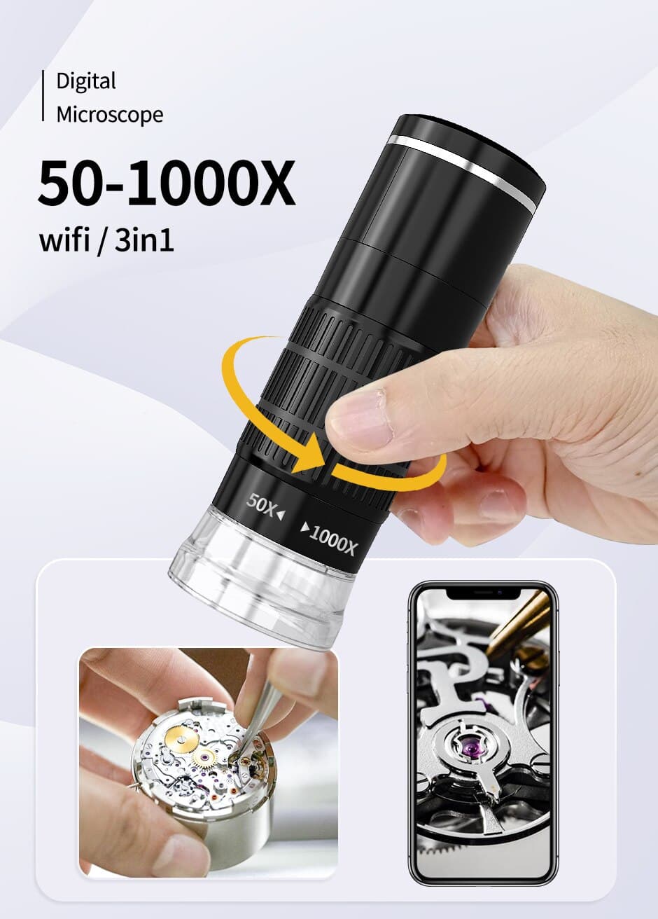 میکروسکوپ دیجیتال بیسیم مدل 1000X — تصویر ۶