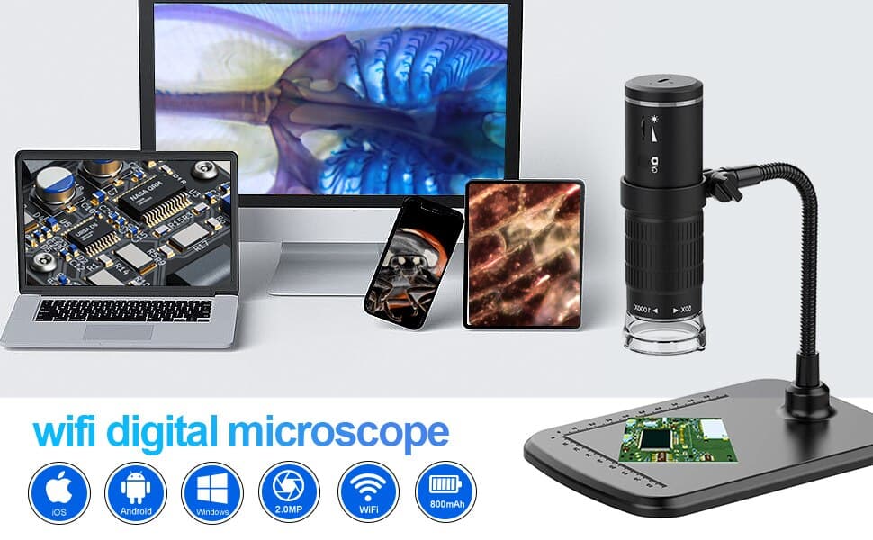 میکروسکوپ دیجیتال بیسیم مدل 1000X — تصویر ۷
