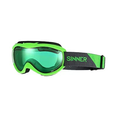 عینک اسکی SINNER مدل TICO | سبز/طوسی — تصویر ۲