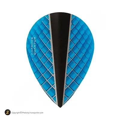 فلایت سرعتی دارت HARROWS QUANTUM بسته سه عددی | آبی/ مشکی — تصویر ۳