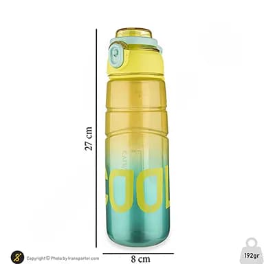 قمقمه ورزشی1000 سی سی YY-943 -Eyun | سبز/زرد — تصویر ۵