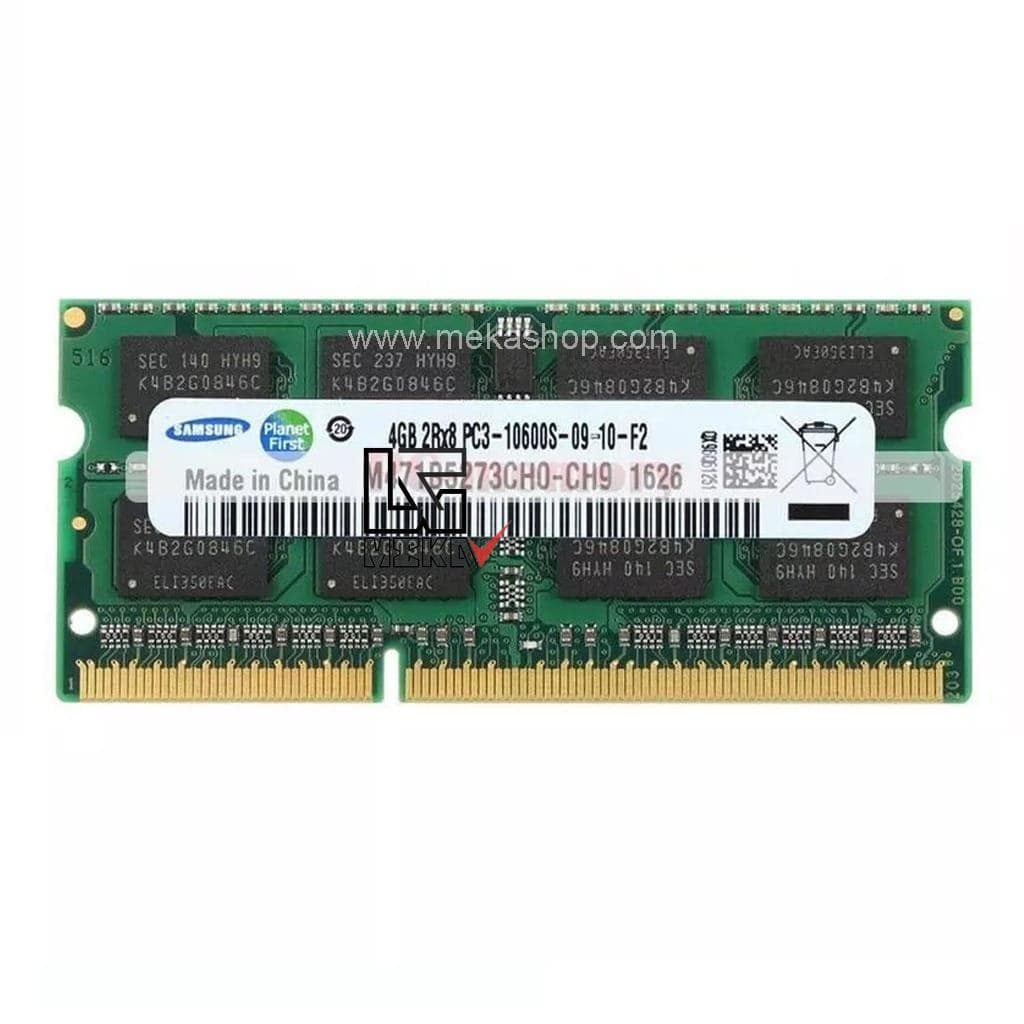 رم لپ تاپ سامسونگ Sumsung DDR3 1333MHz PC3 CL9 4GB