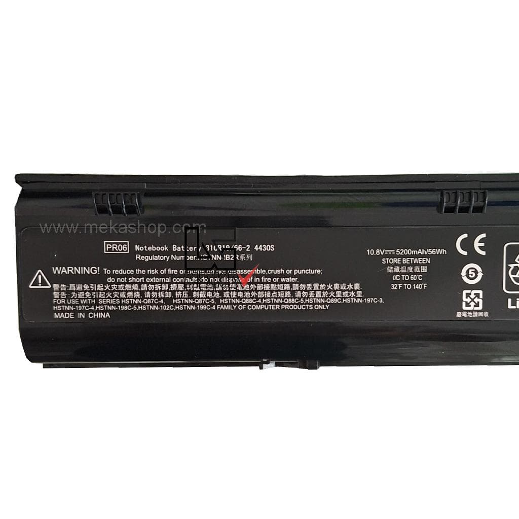 باتری لپ تاپ HP ProBook 4530S مدل PR06 — تصویر ۲