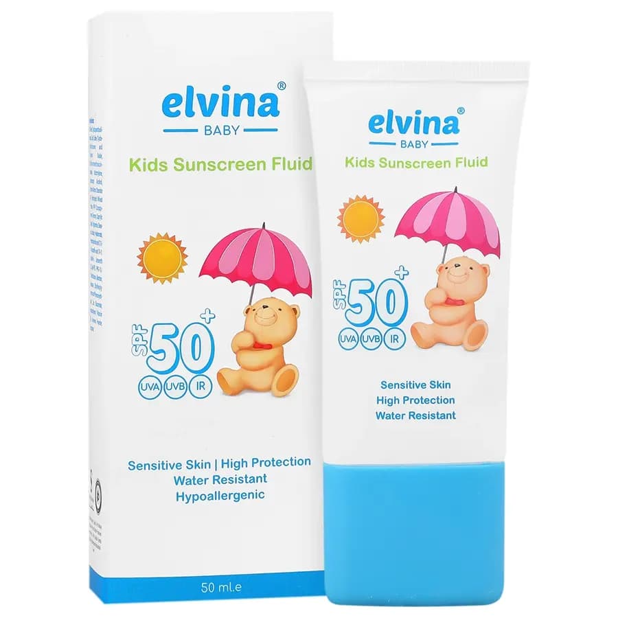 فلوئید ضد آفتاب کودک SPF50 الوینا 50 میلی لیتر — تصویر ۹