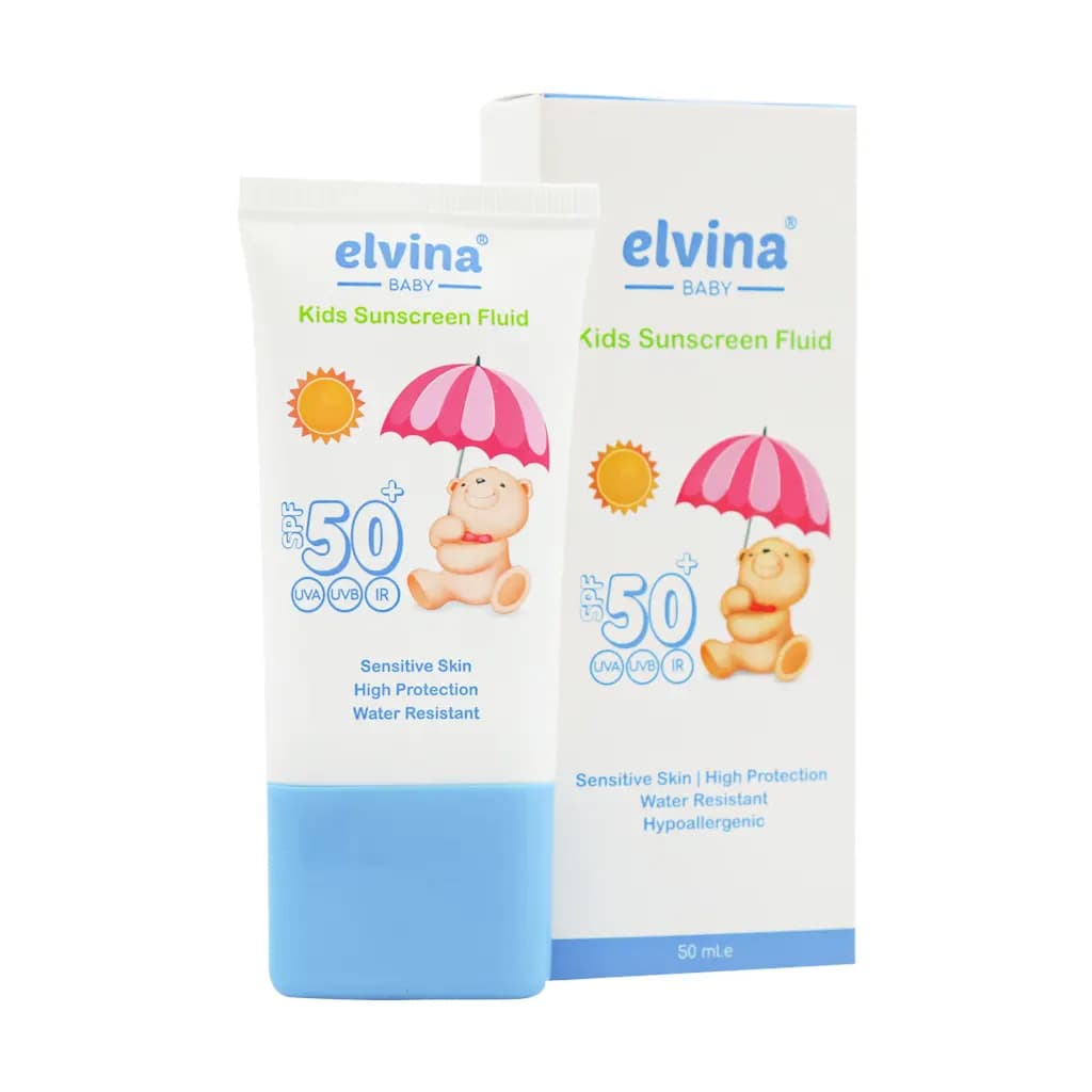 فلوئید ضد آفتاب کودک SPF50 الوینا 50 میلی لیتر — تصویر ۲