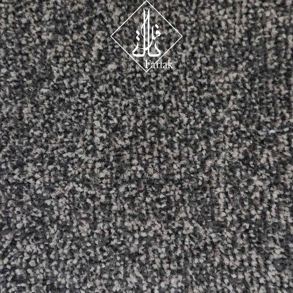 موکت کارتز طرح سنترال طوسی مشکی
