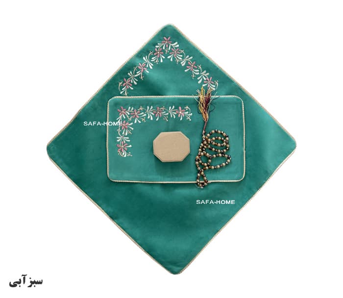 جانماز دو تکه گلدوزی ملیسا پرکار کد 4 — تصویر ۶