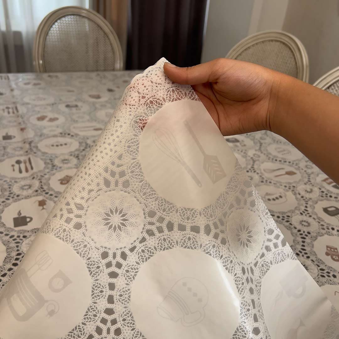 سفره رومیزی طرح دیزاین دارای سایزبندی — تصویر ۴